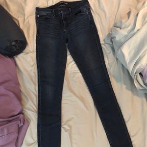 Express Jean Legging Mid Rise size 4R - Dark Wash